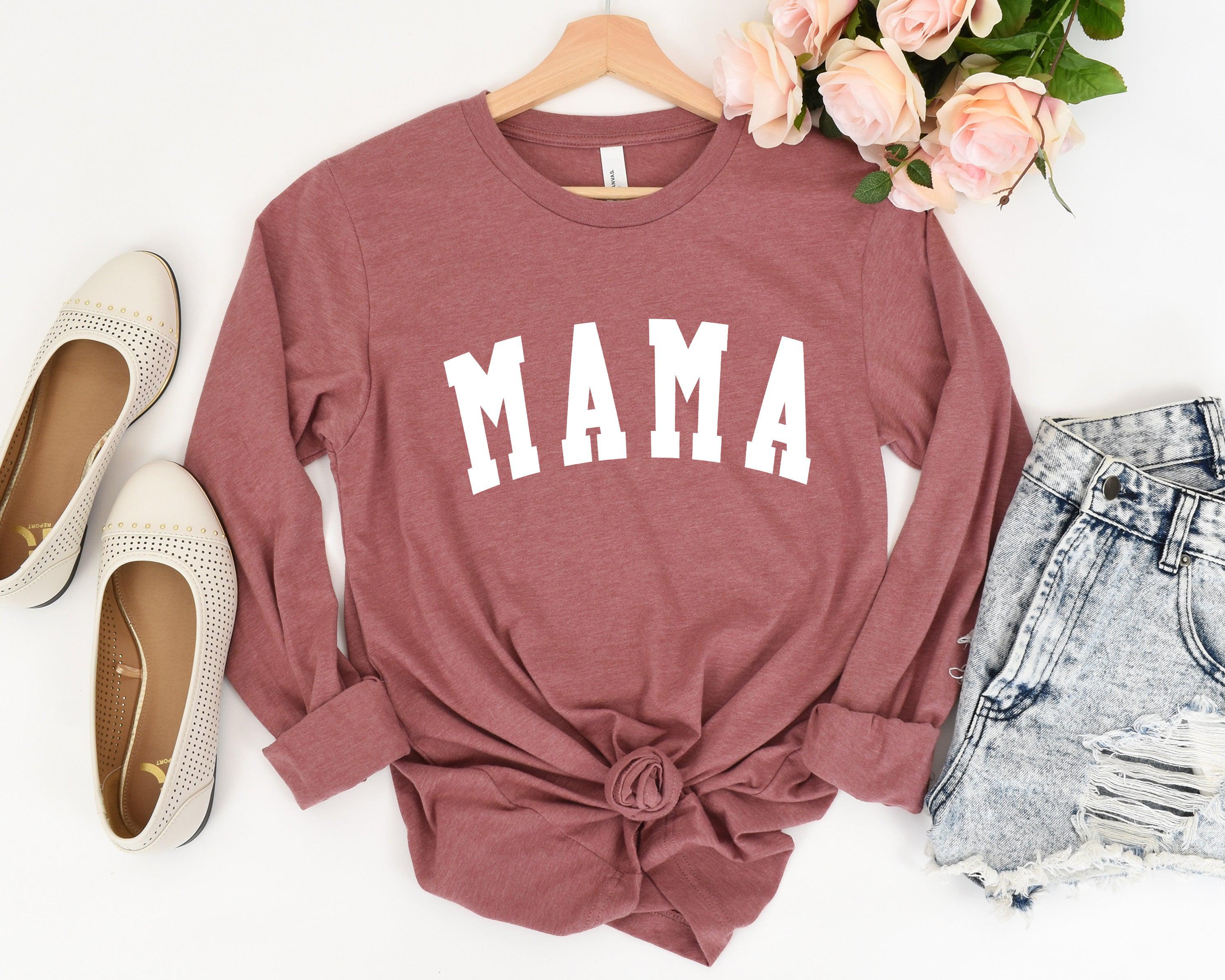 Mama Long Sleeve Tshirt (Condensed)