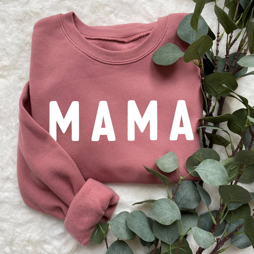 Mama Sponge Fleece Crewneck Sweatshirt (Rounded font)