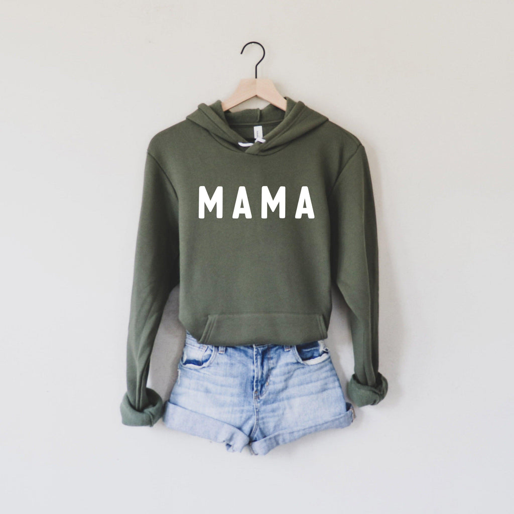 Mama Sponge Fleece hoodie Sweatshirt (Rounded font)