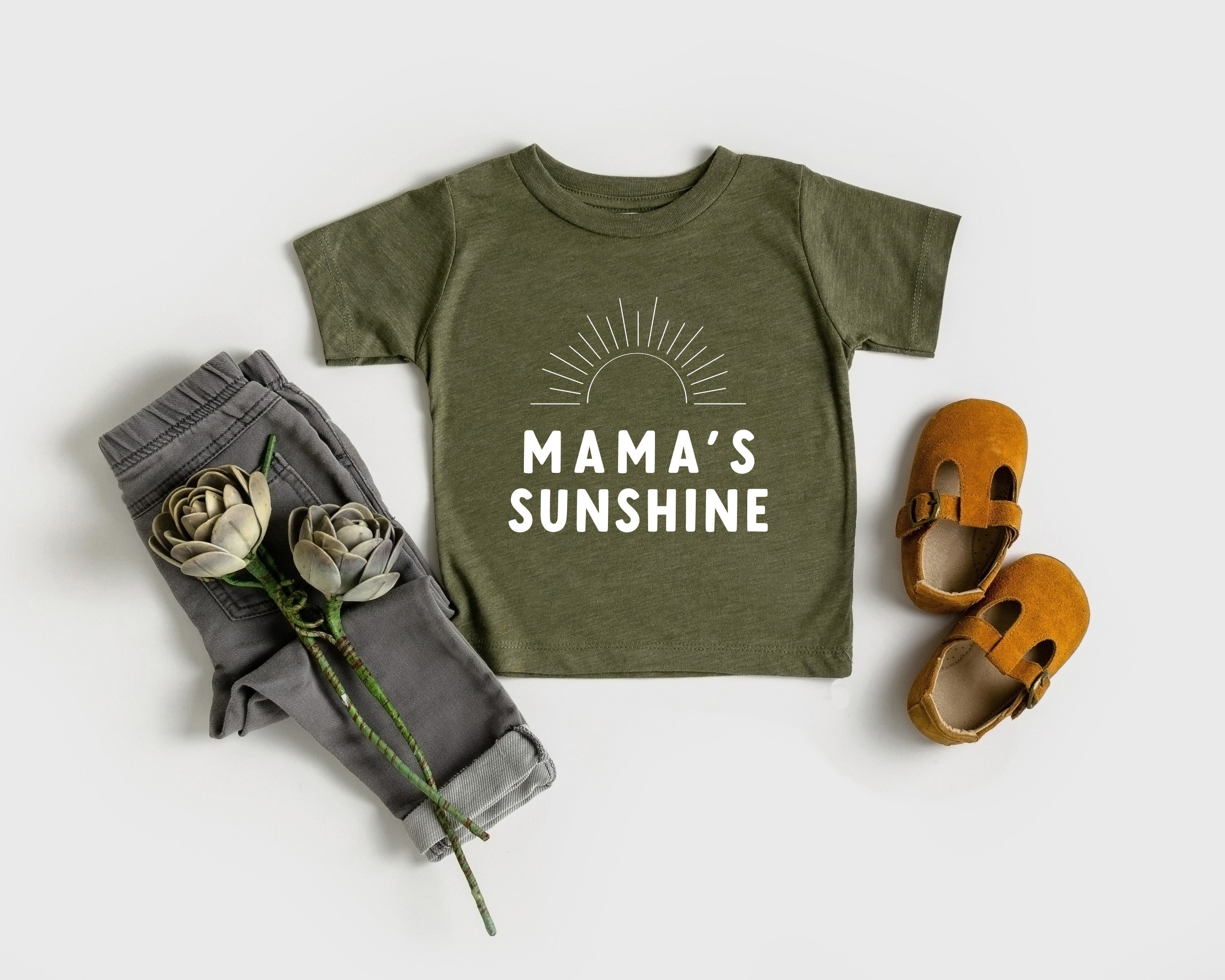 Mama's Sunshine Baby And Toddler T Shirt