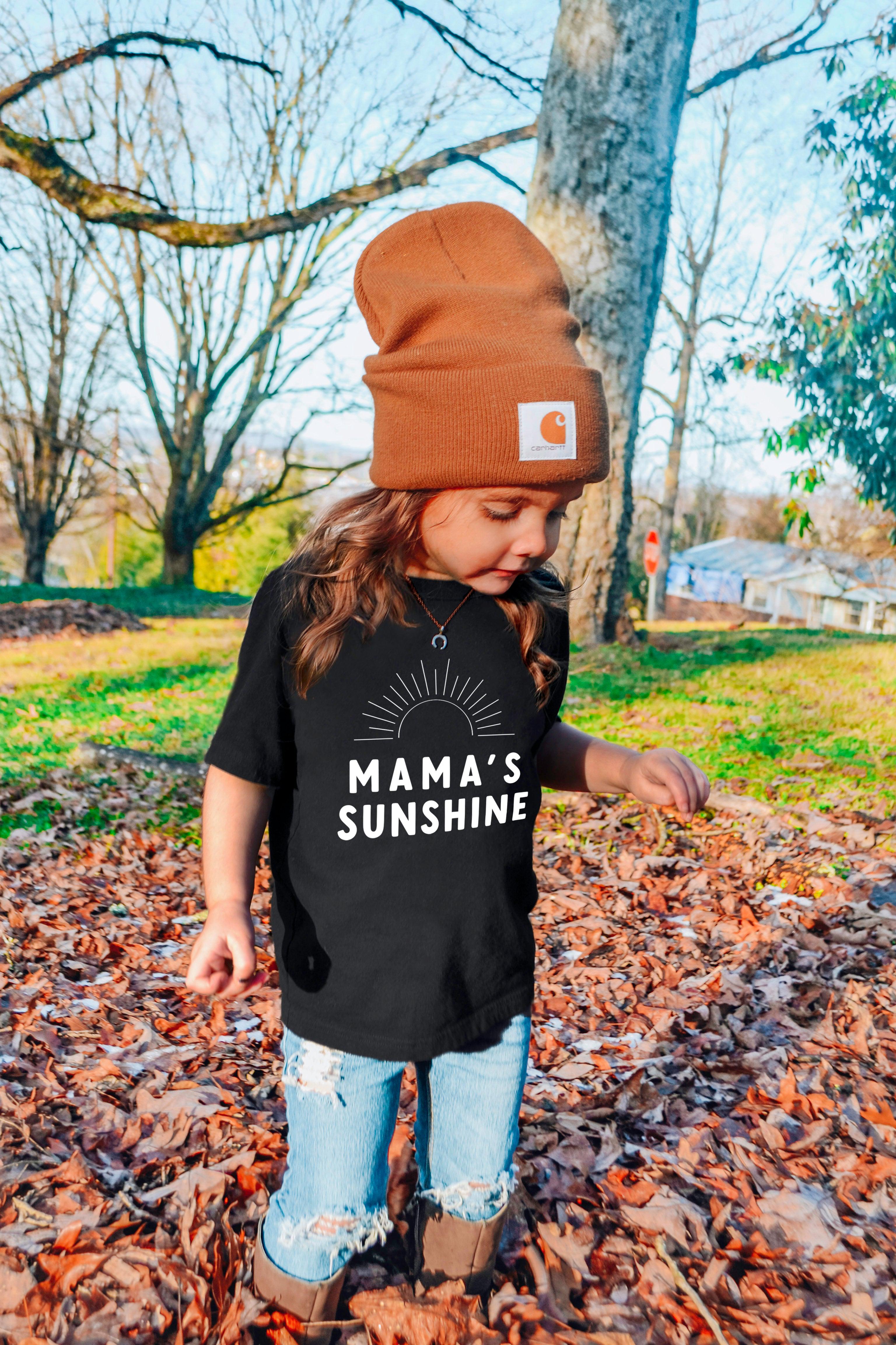 Mama's Sunshine Baby And Toddler T Shirt