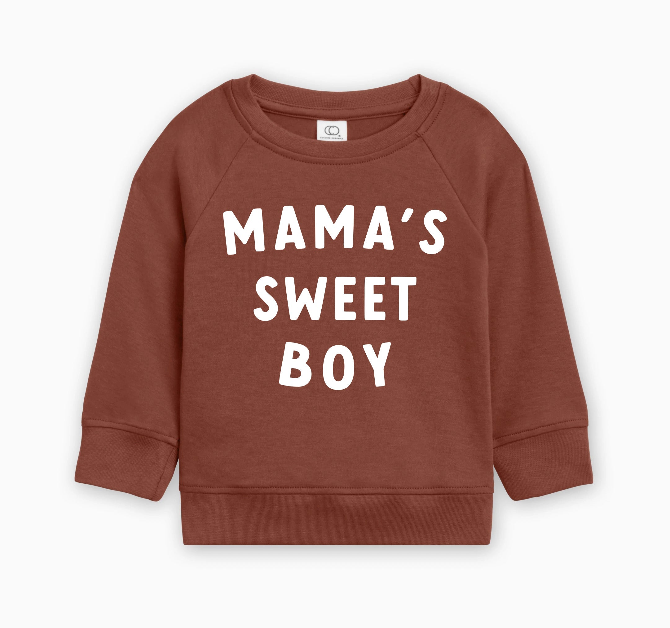 Mama's Sweet Boy Baby Toddler Organic Cotton Pullover