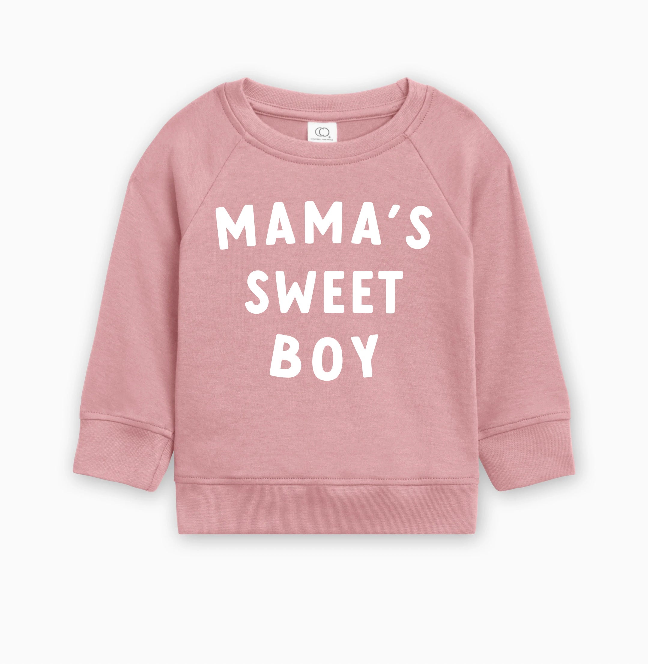 Mama's Sweet Boy Baby Toddler Organic Cotton Pullover