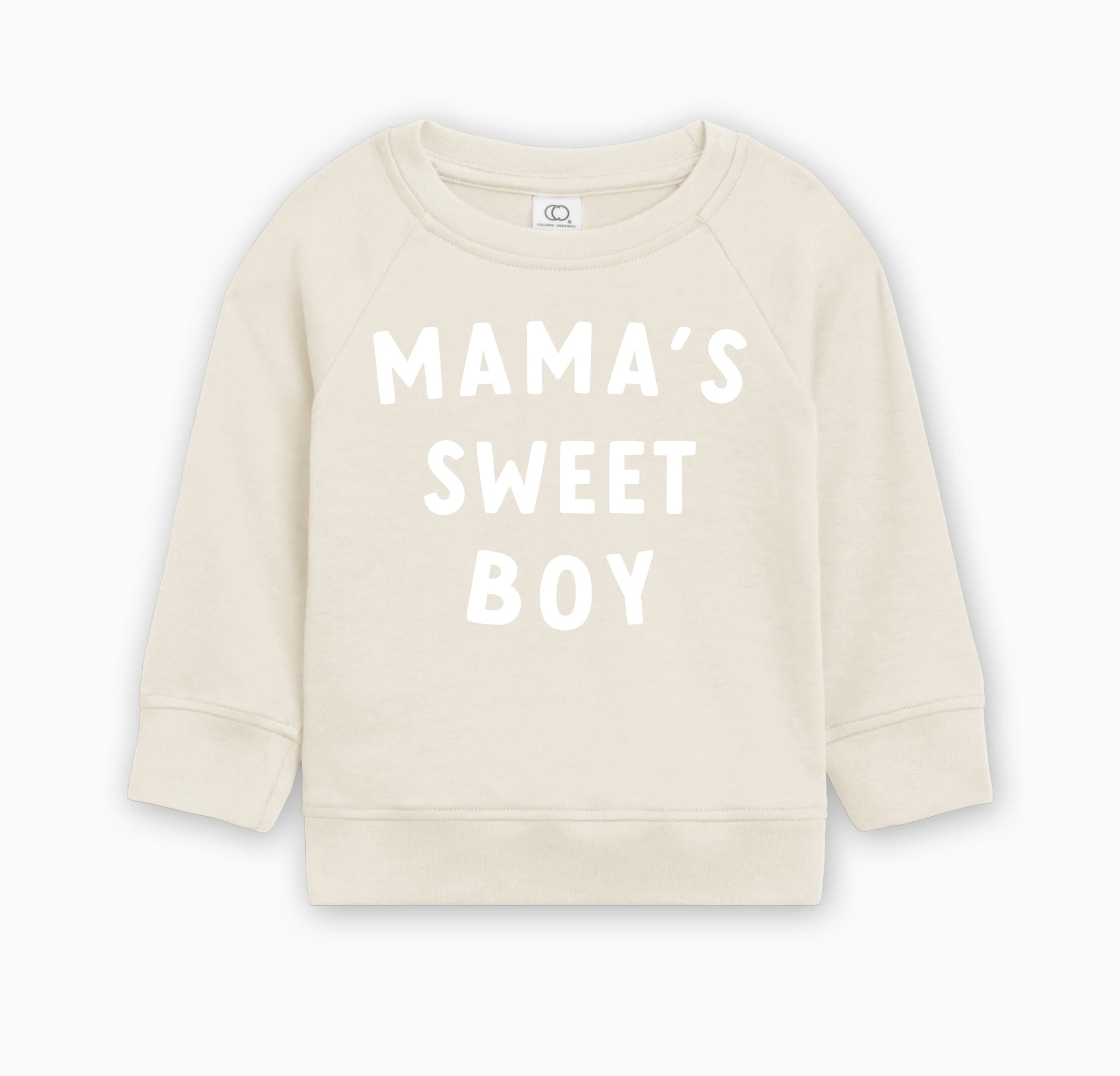 Mama's Sweet Boy Baby Toddler Organic Cotton Pullover