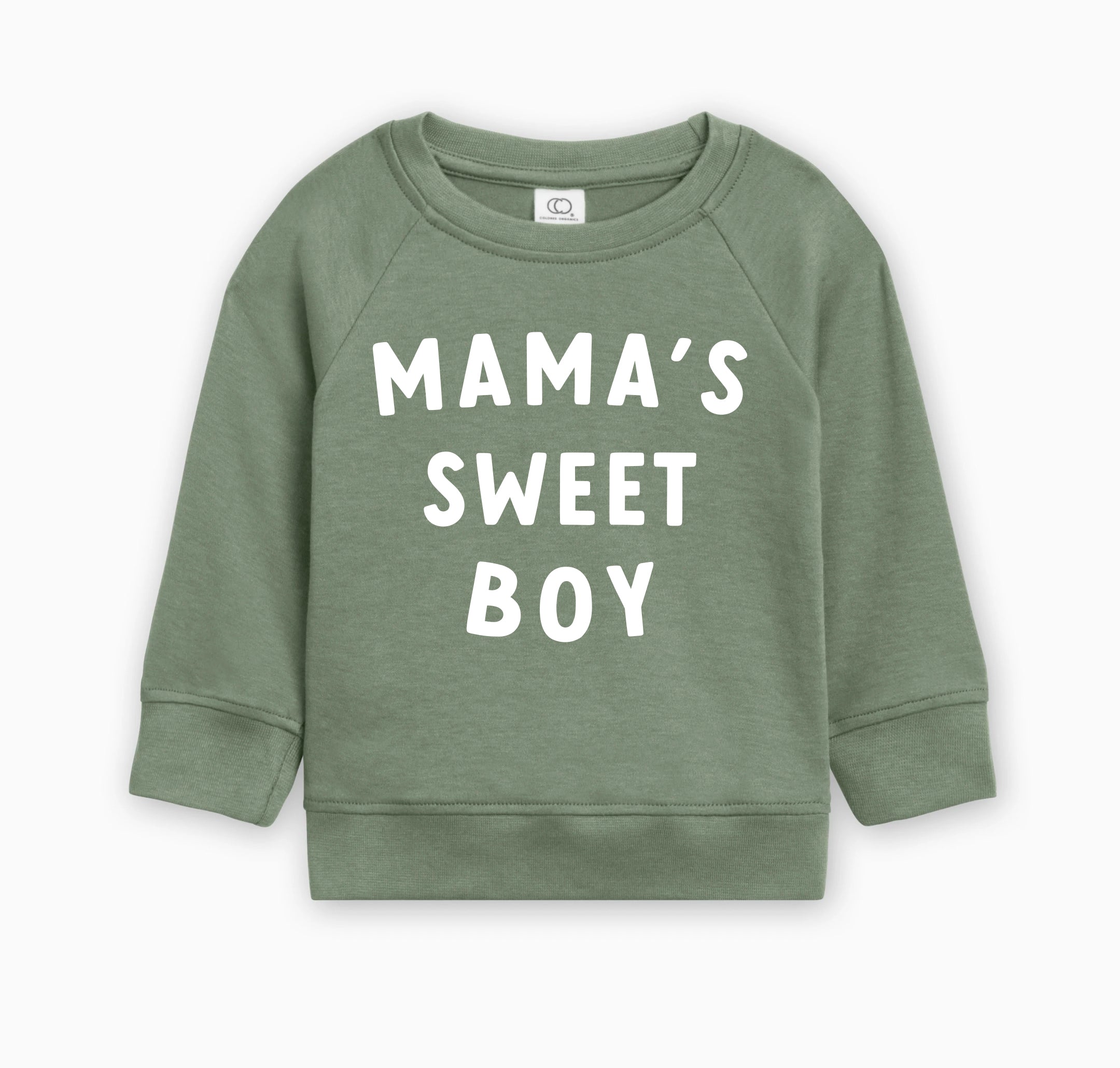 Mama's Sweet Boy Baby Toddler Organic Cotton Pullover