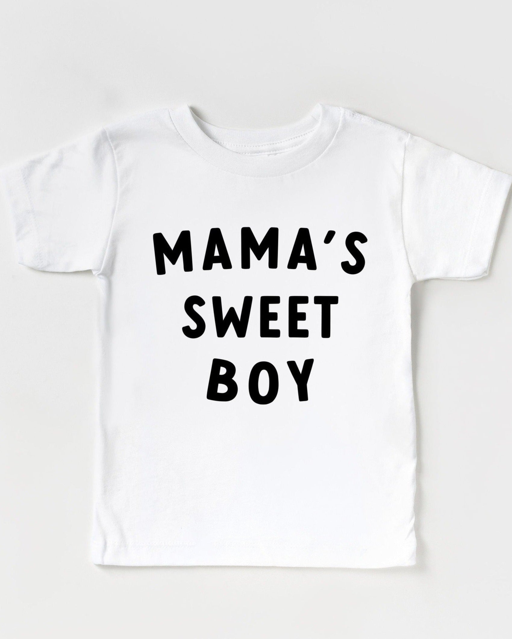 Mama's Sweet Boy Organic Cotton Baby And Kids Tee