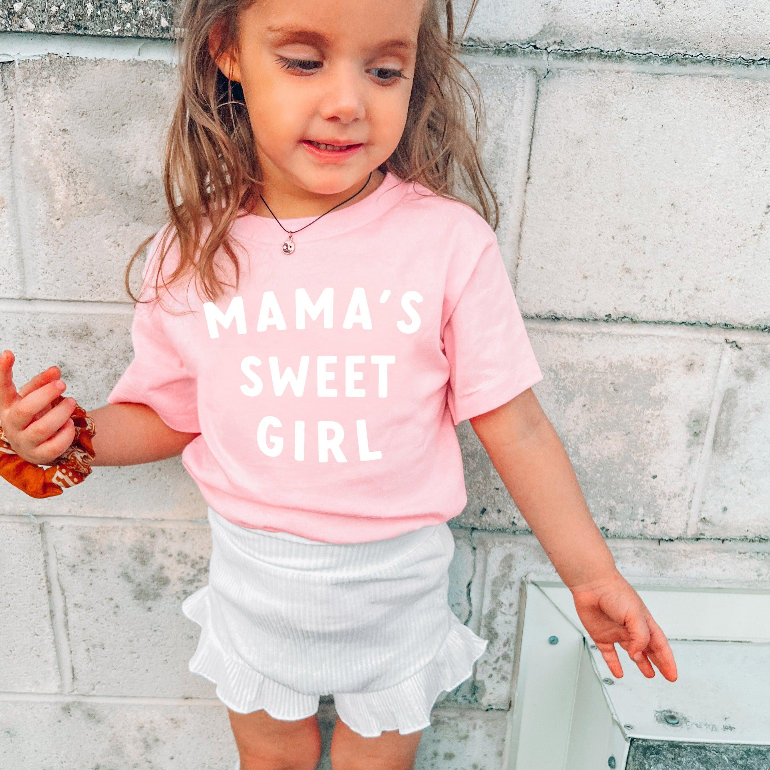 Mama's Sweet Girl Baby and Toddler Tshirt | Mama's Girl, Sissy