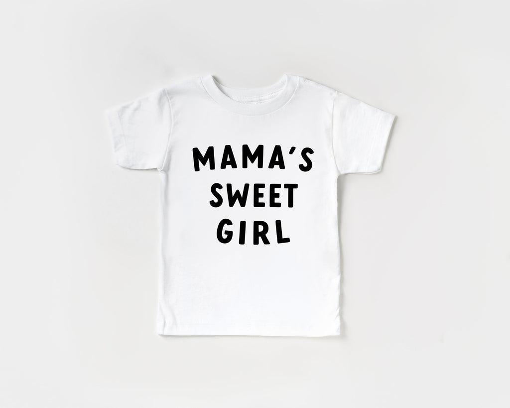 Mama's Sweet Girl Organic Cotton Baby And Kids Tee