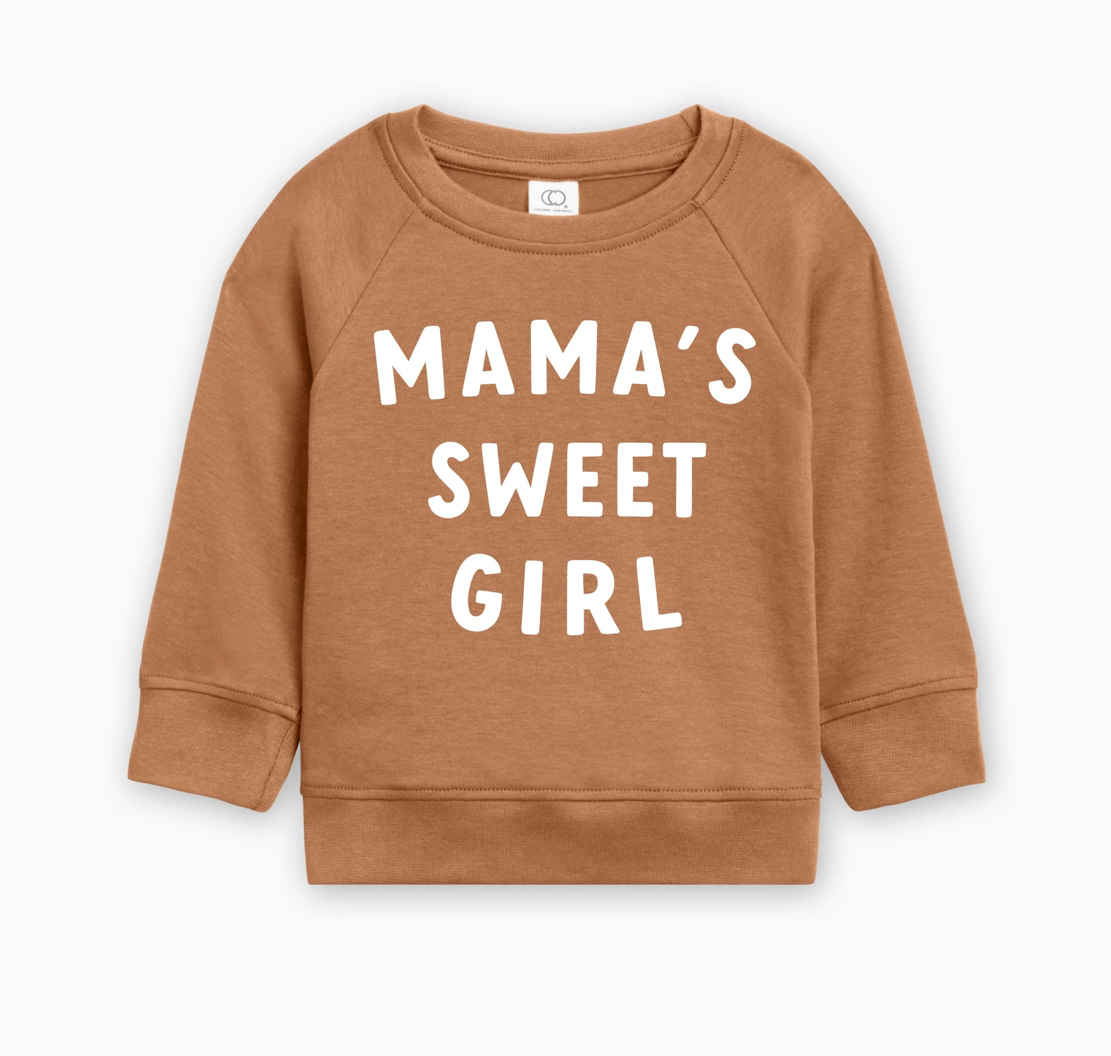 Mama's Sweet Girl Valentines Day Baby Toddler Organic Cotton Pullover