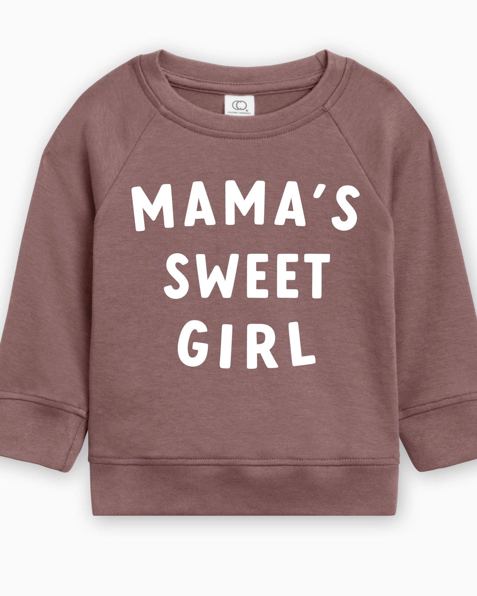 Mama's Sweet Girl Valentines Day Baby Toddler Organic Cotton Pullover