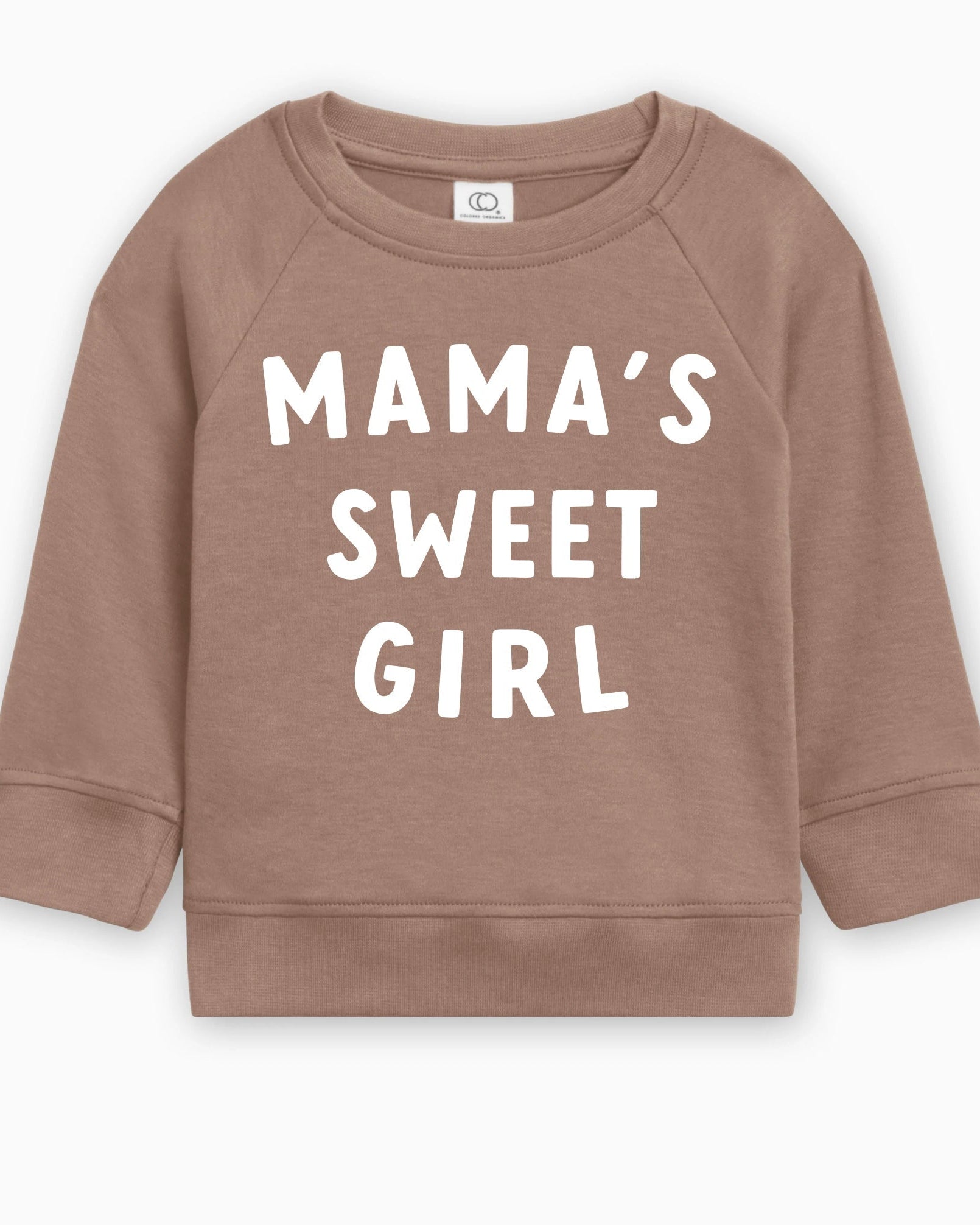 Mama's Sweet Girl Valentines Day Baby Toddler Organic Cotton Pullover