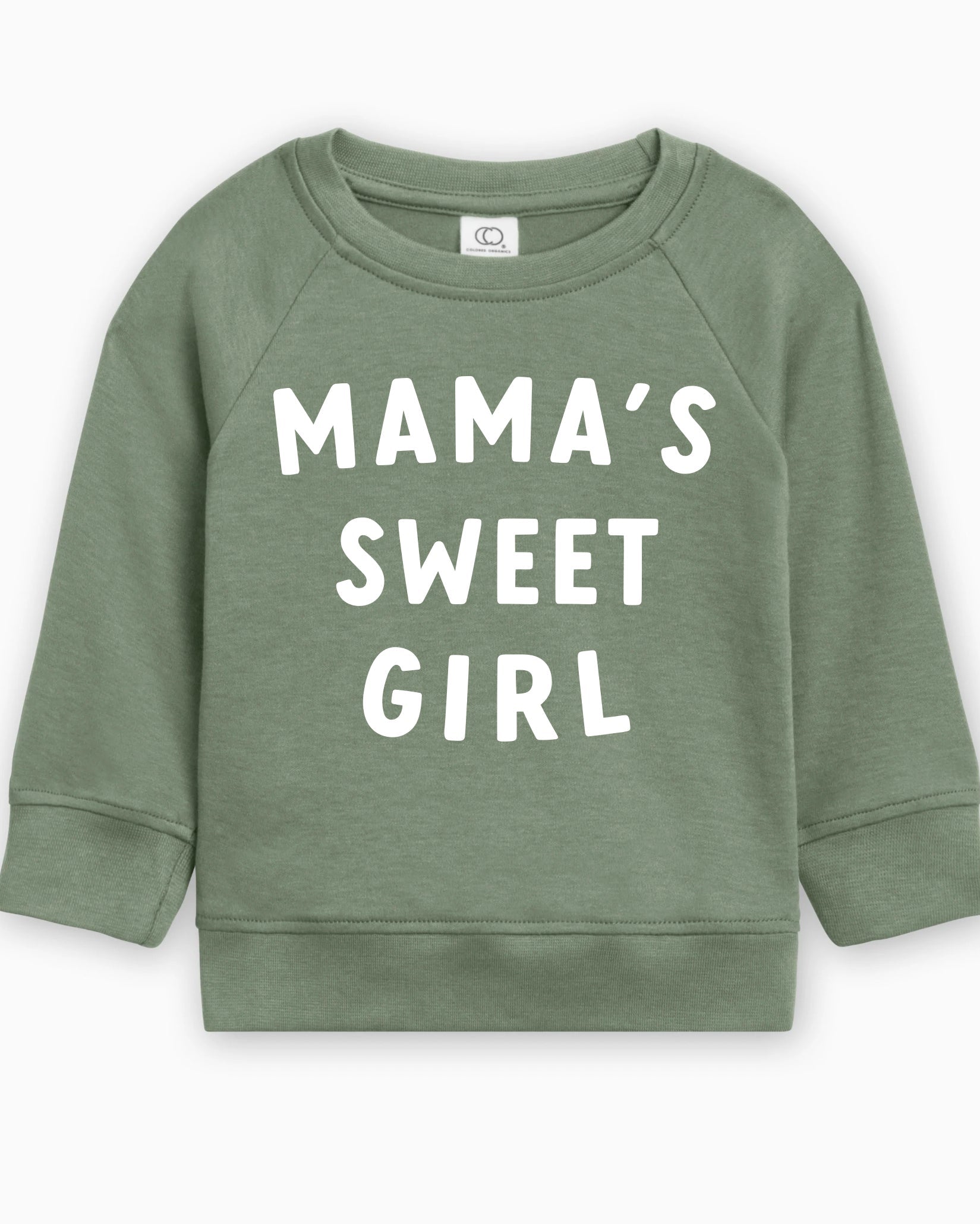 Mama's Sweet Girl Valentines Day Baby Toddler Organic Cotton Pullover