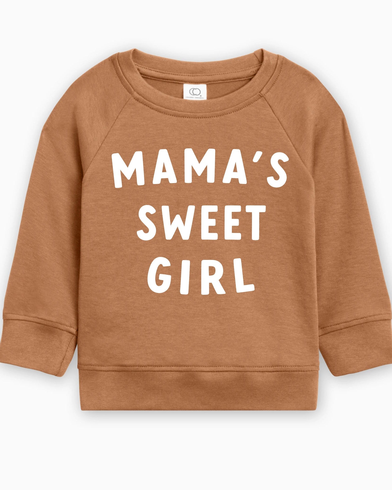 Mama's Sweet Girl Valentines Day Baby Toddler Organic Cotton Pullover