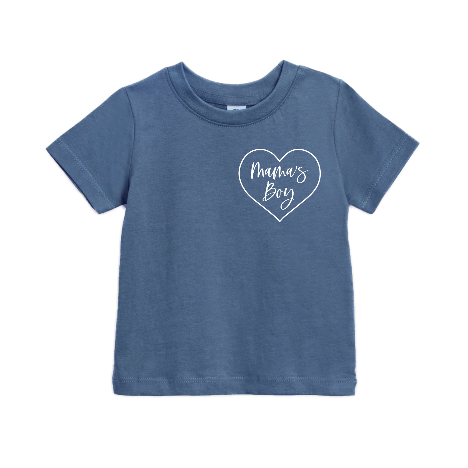 Mama's boy Heart Around Baby and Toddler Tshirt | Mama's boy