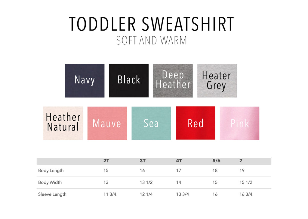 Merry Mini Matching Christmas Toddler Kids Sweatshirt