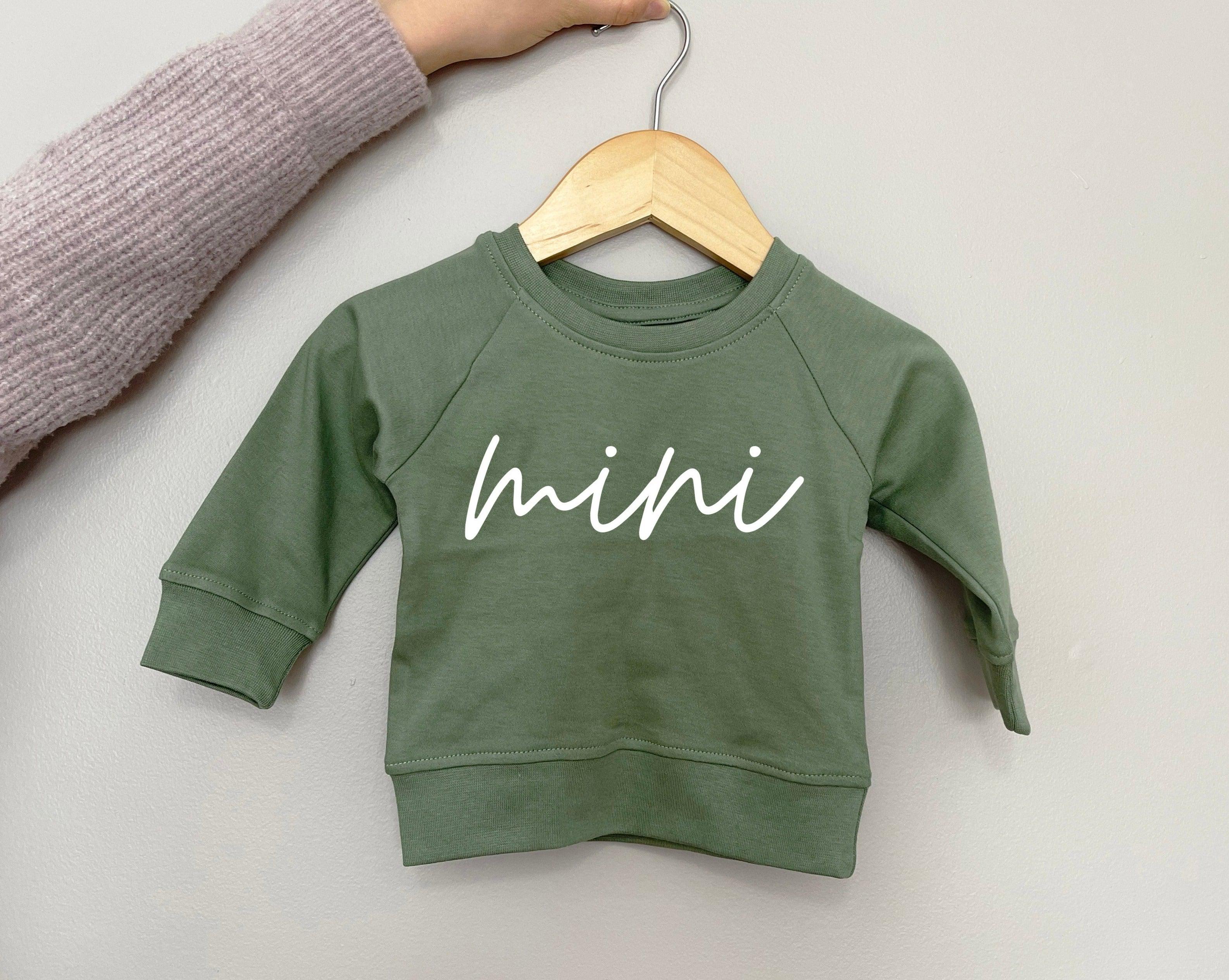 Mini Organic cotton Baby Pullover (Cursive)