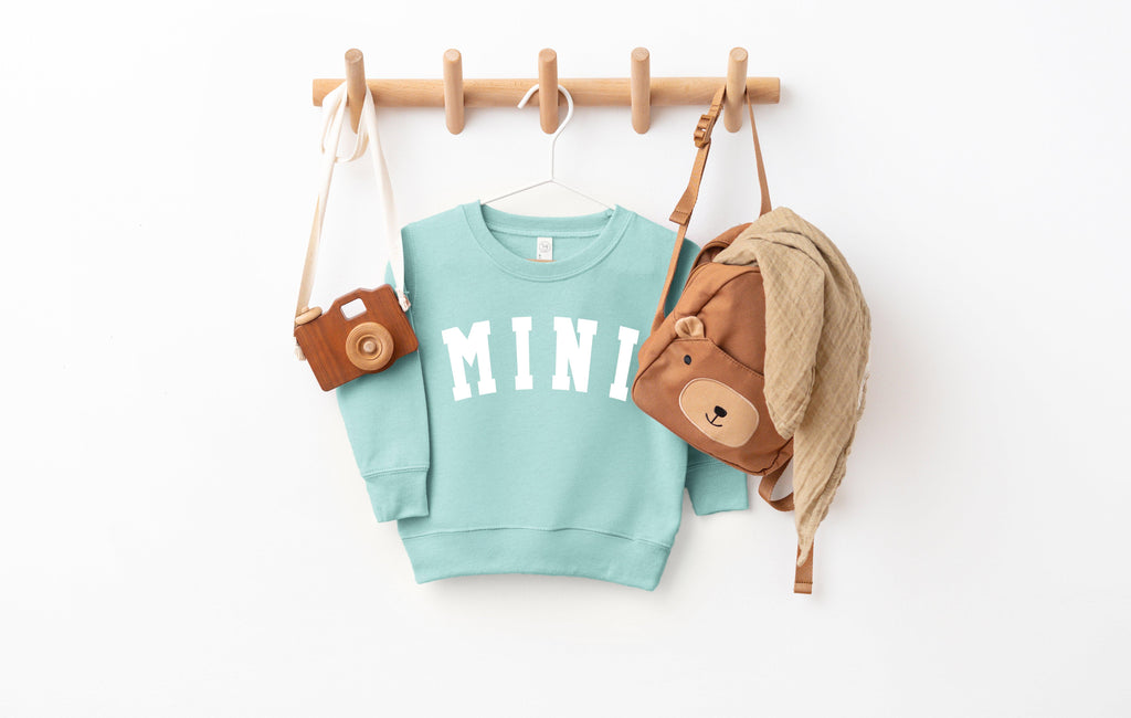 Mini Toddler Kids Sweatshirt (Condensed Font)