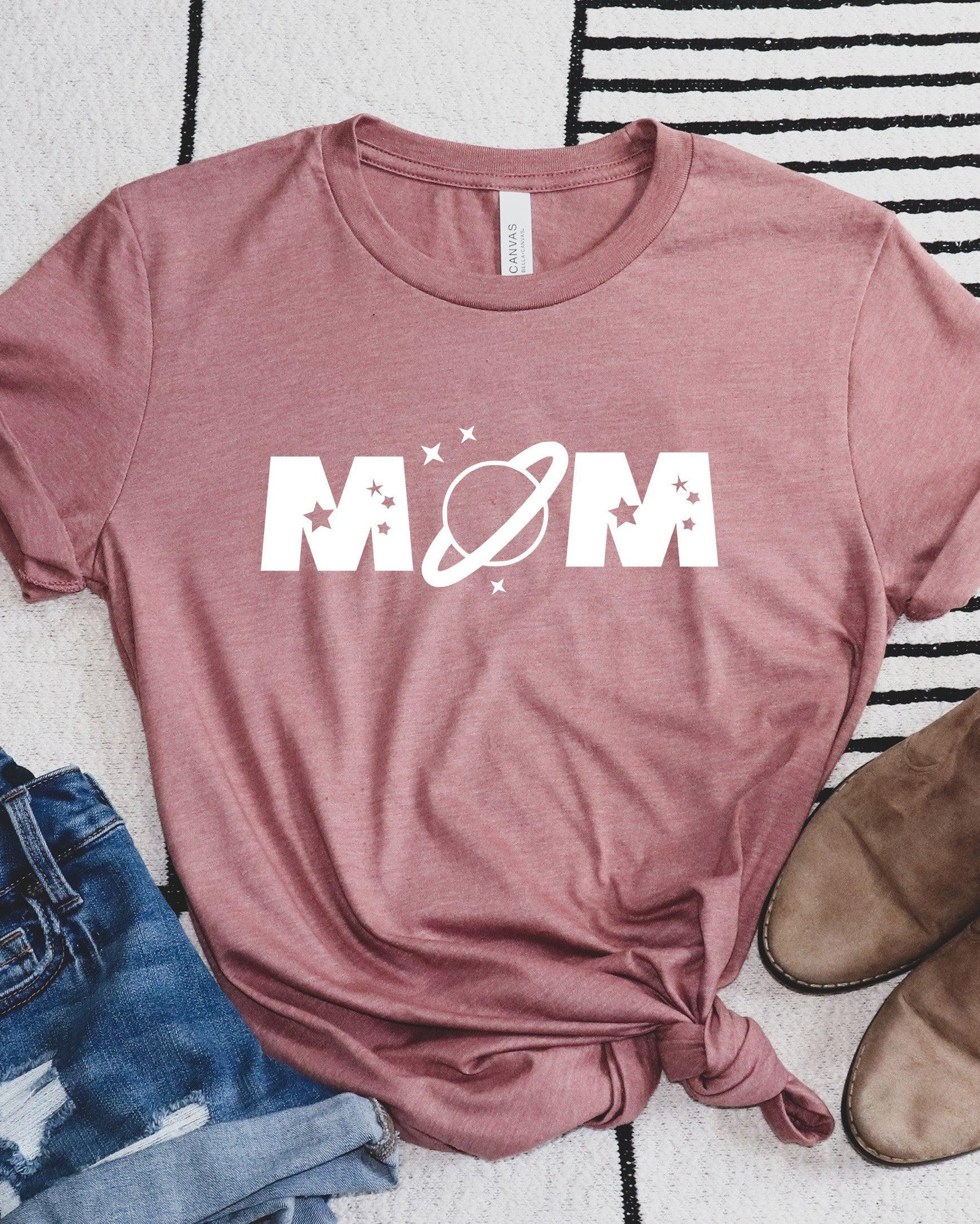 Mom Space Themed & Dad Space Themed Birthday party T-shirt