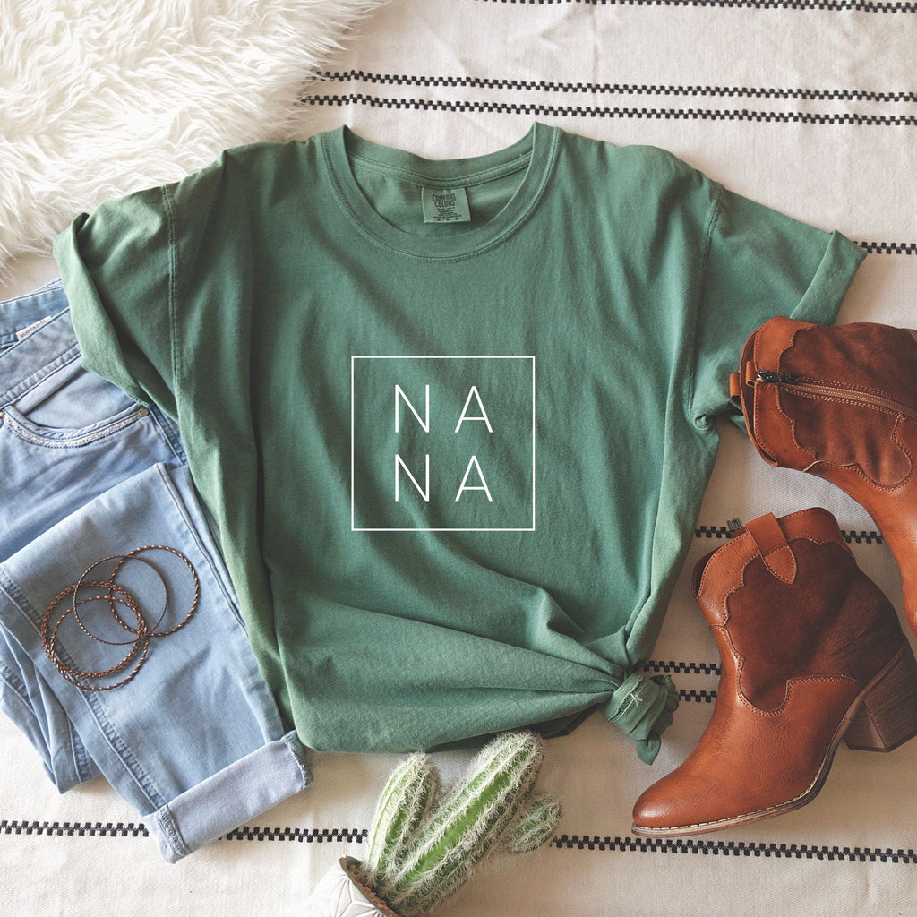Nana Comfort Colors T Shirt | Mother's day Gift (Square)