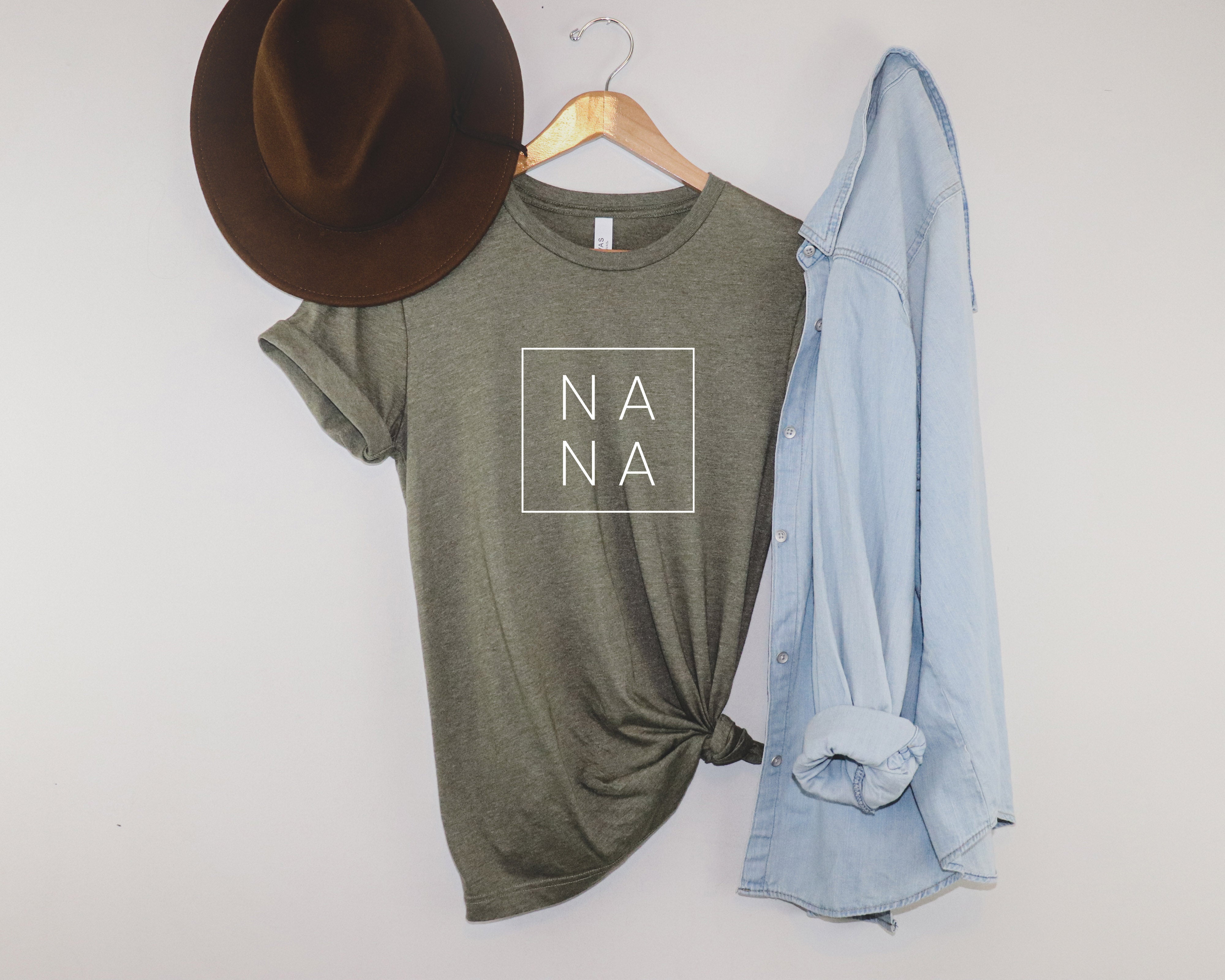 Nana Grandma Mother's Day Gift T Shirt (Square)