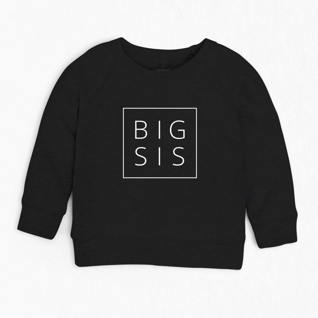 Organic Cotton Big Sis Toddler French Terry Sweatshirt
