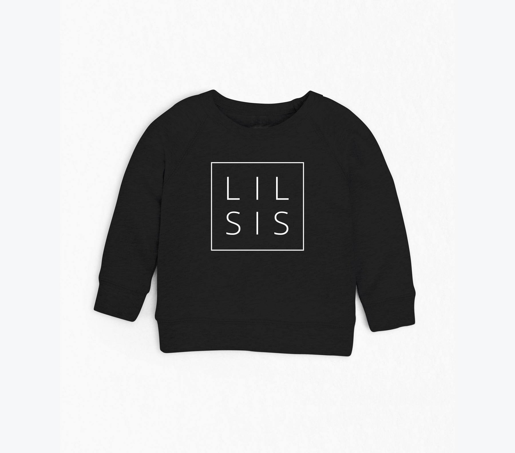 Organic Cotton Lil Sis Toddler French Terry Sweatshirt