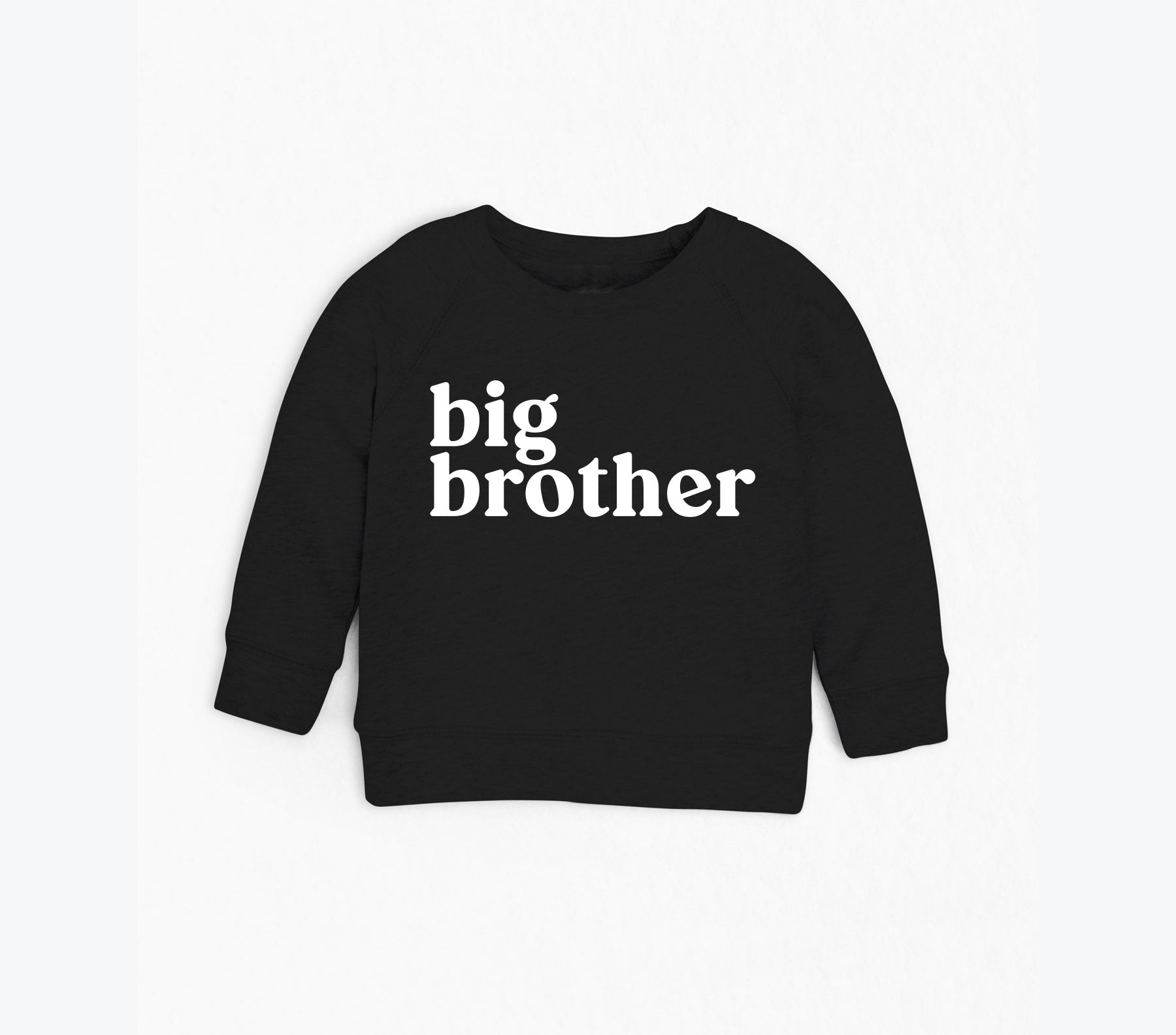 Organic cotton Big Brother Toddler French Terry Pullover sweatshirt