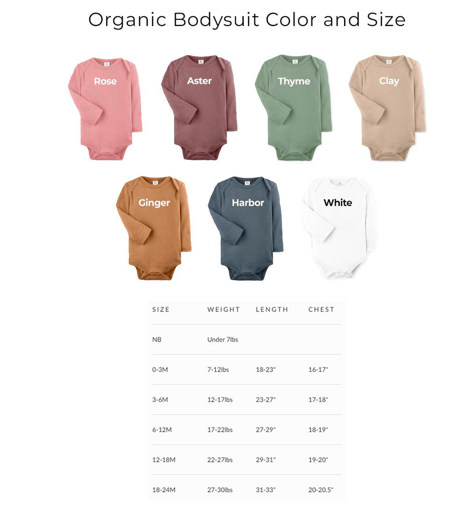Organic cotton Little brother bodysuit (Serif)