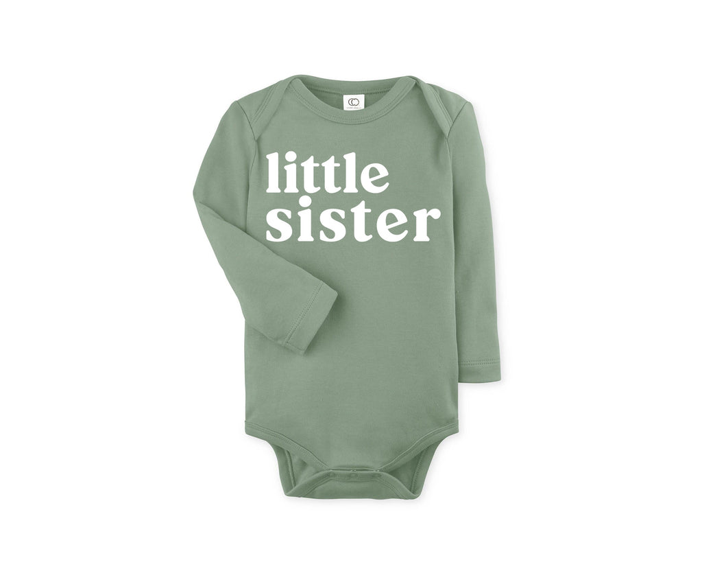 Organic cotton Little sister bodysuit (Serif)