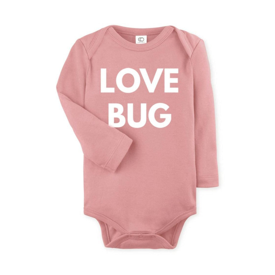 Organic cotton Love Bug bodysuit | Mama's girl, Mama's boy Valentine day