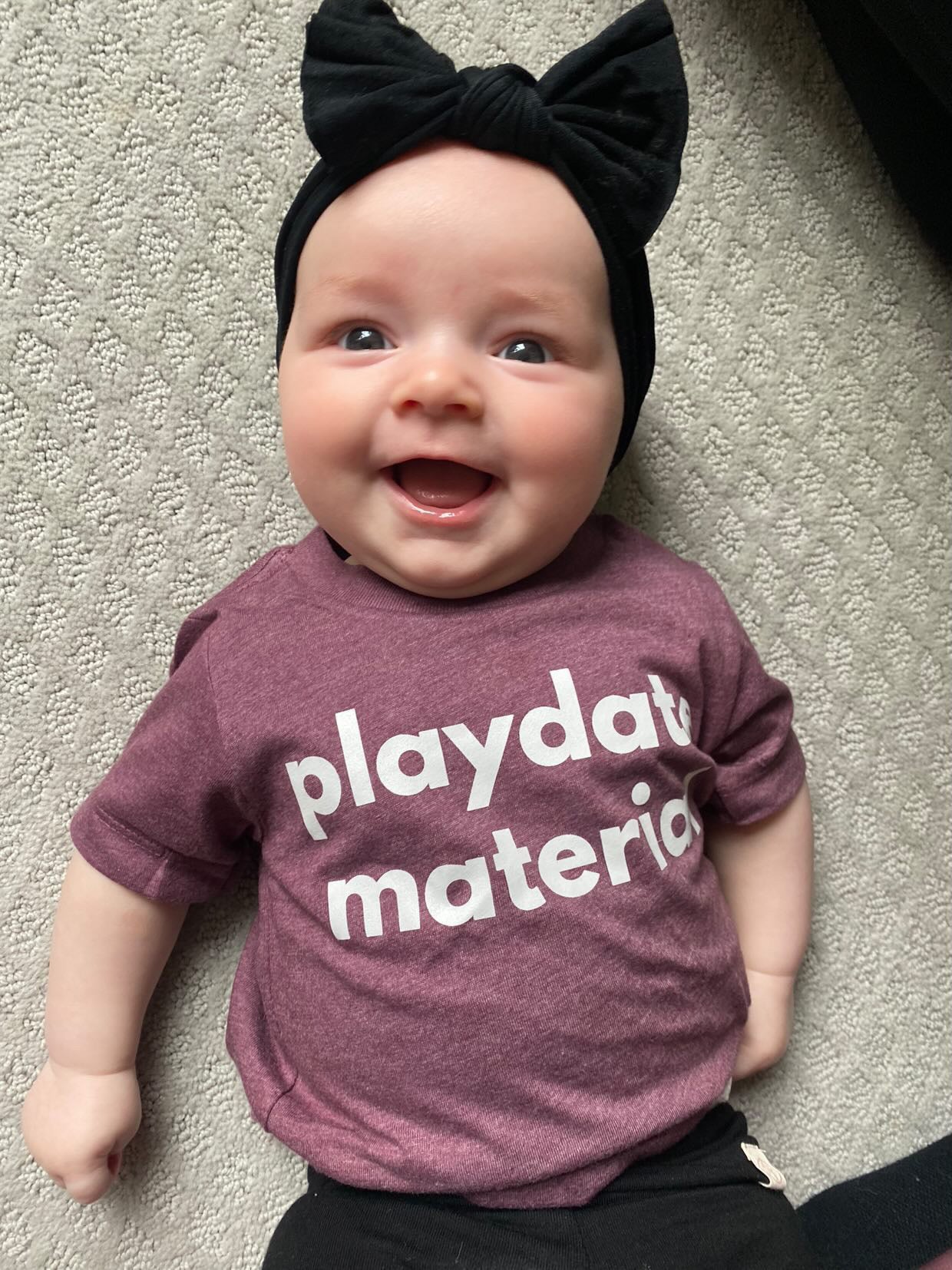 Playdate Material Baby and Toddler T-Shirt