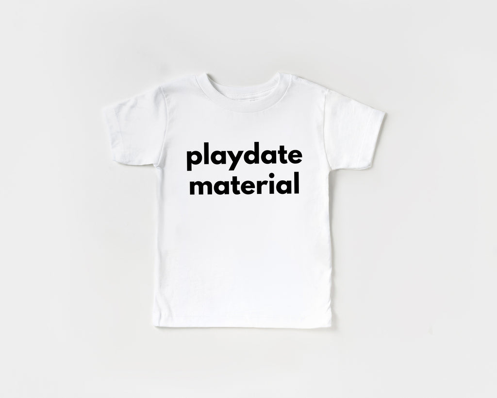Playdate Material Organic Cotton Baby And Toddler Tee