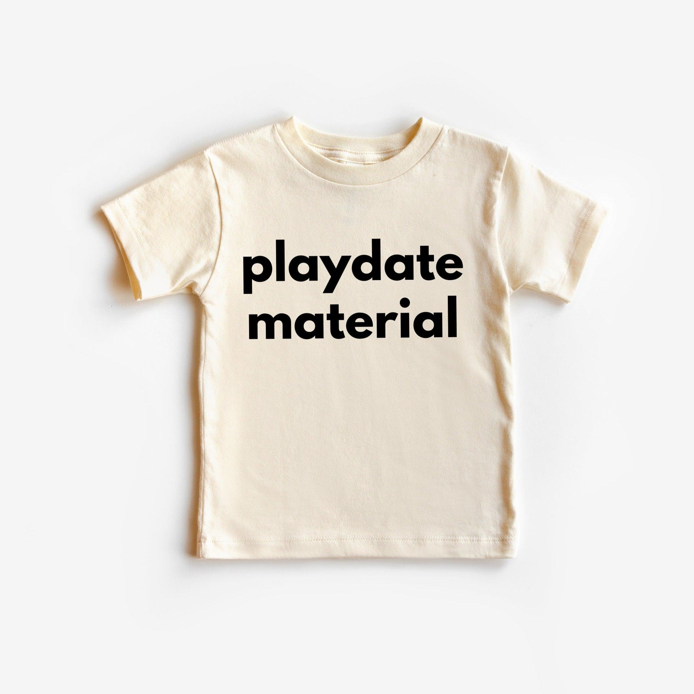 Playdate Material Organic Cotton Baby And Toddler Tee