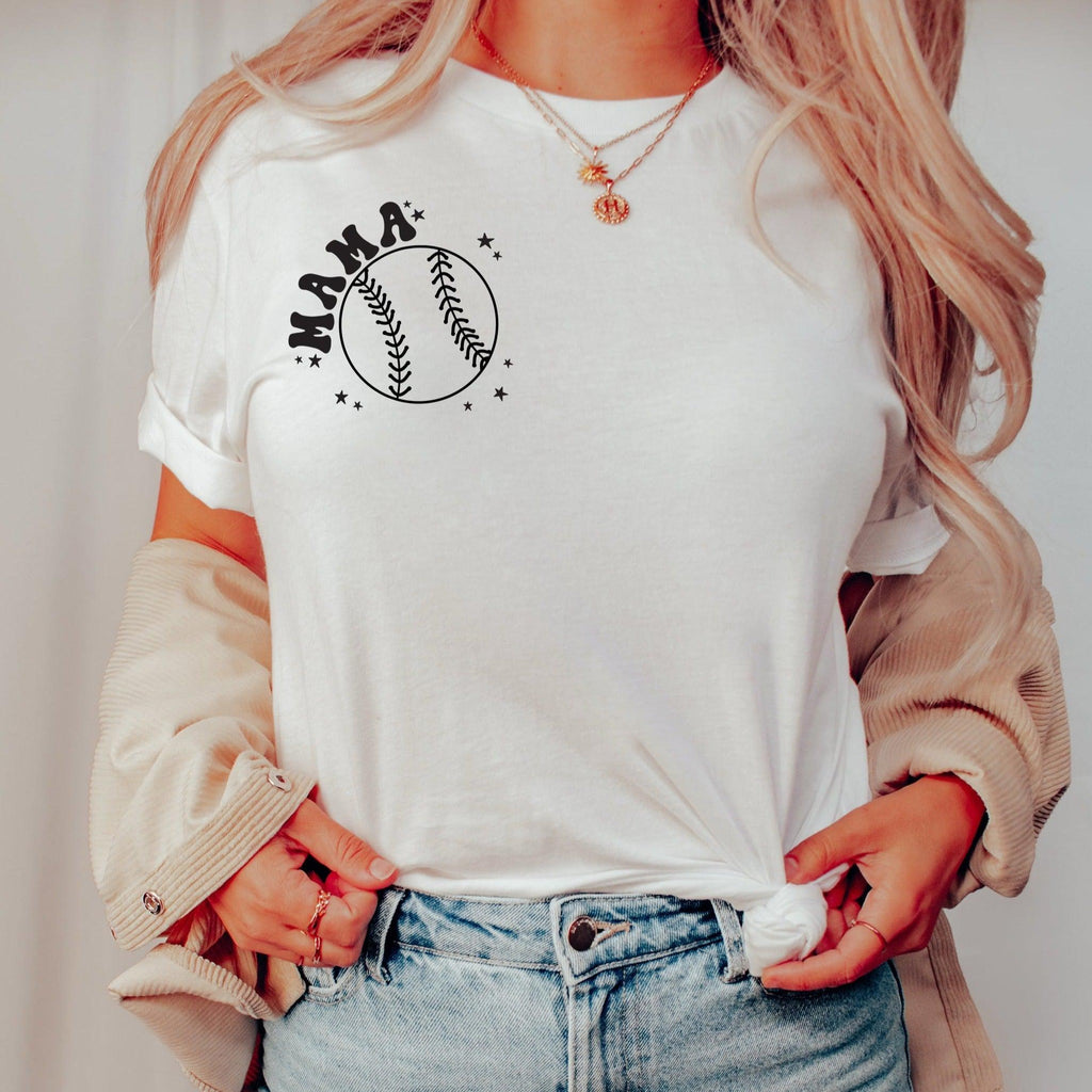 Sports mama T shirt (Baseball mama, Softball mama)