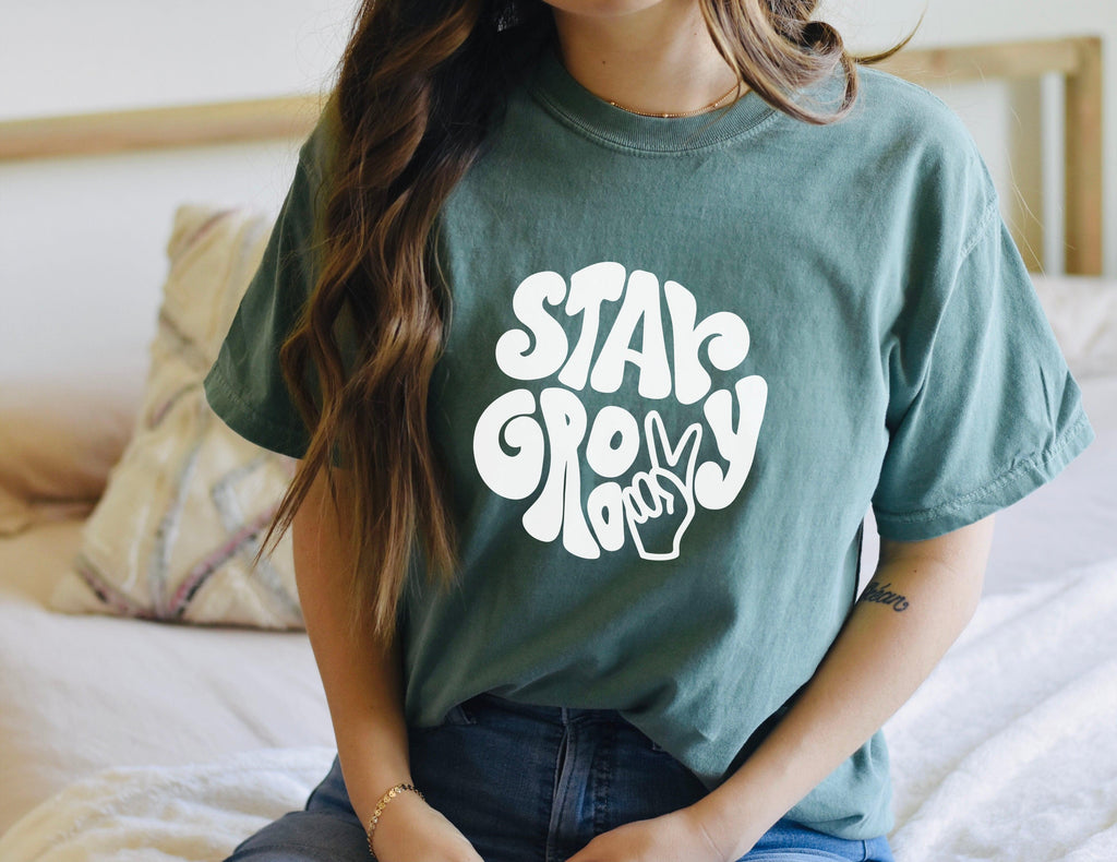 Stay Groovy Comfort Colors T Shirt