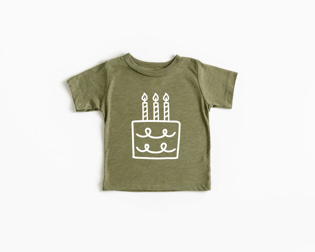 Three Birthday Cake 3rd birthday party T-Shirt
