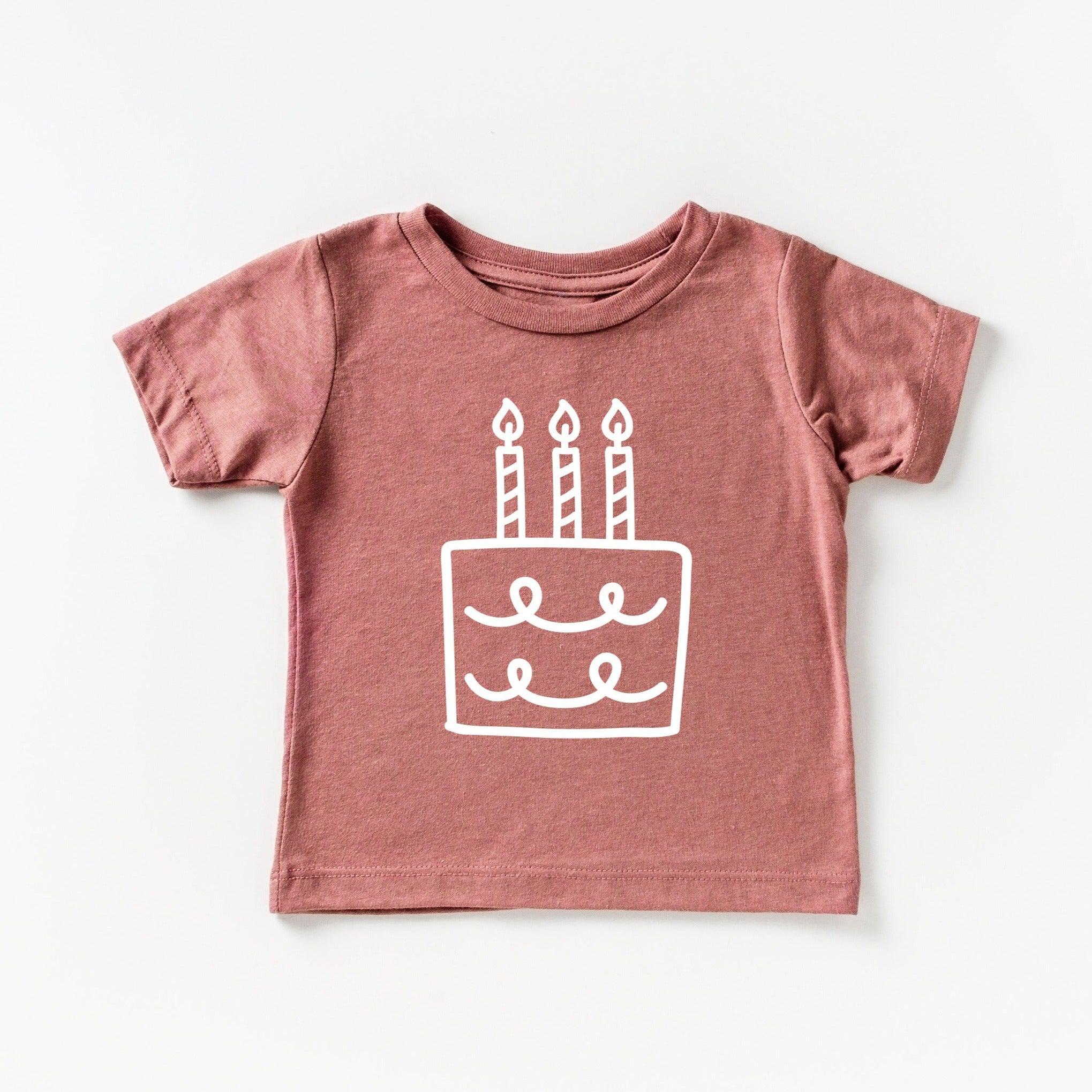 Three Birthday Cake 3rd birthday party T-Shirt