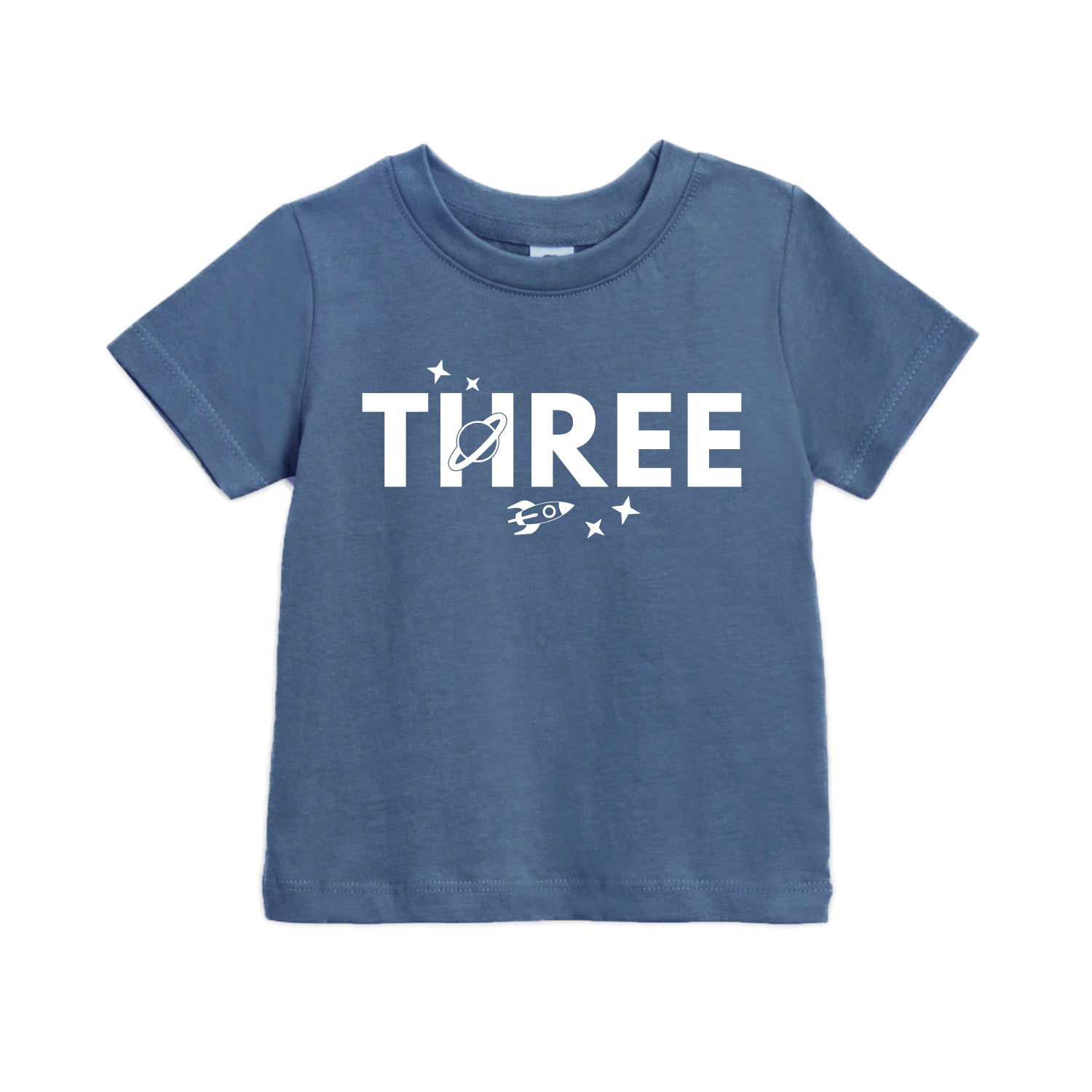 Three Space themed 3rd birthday party T-Shirt