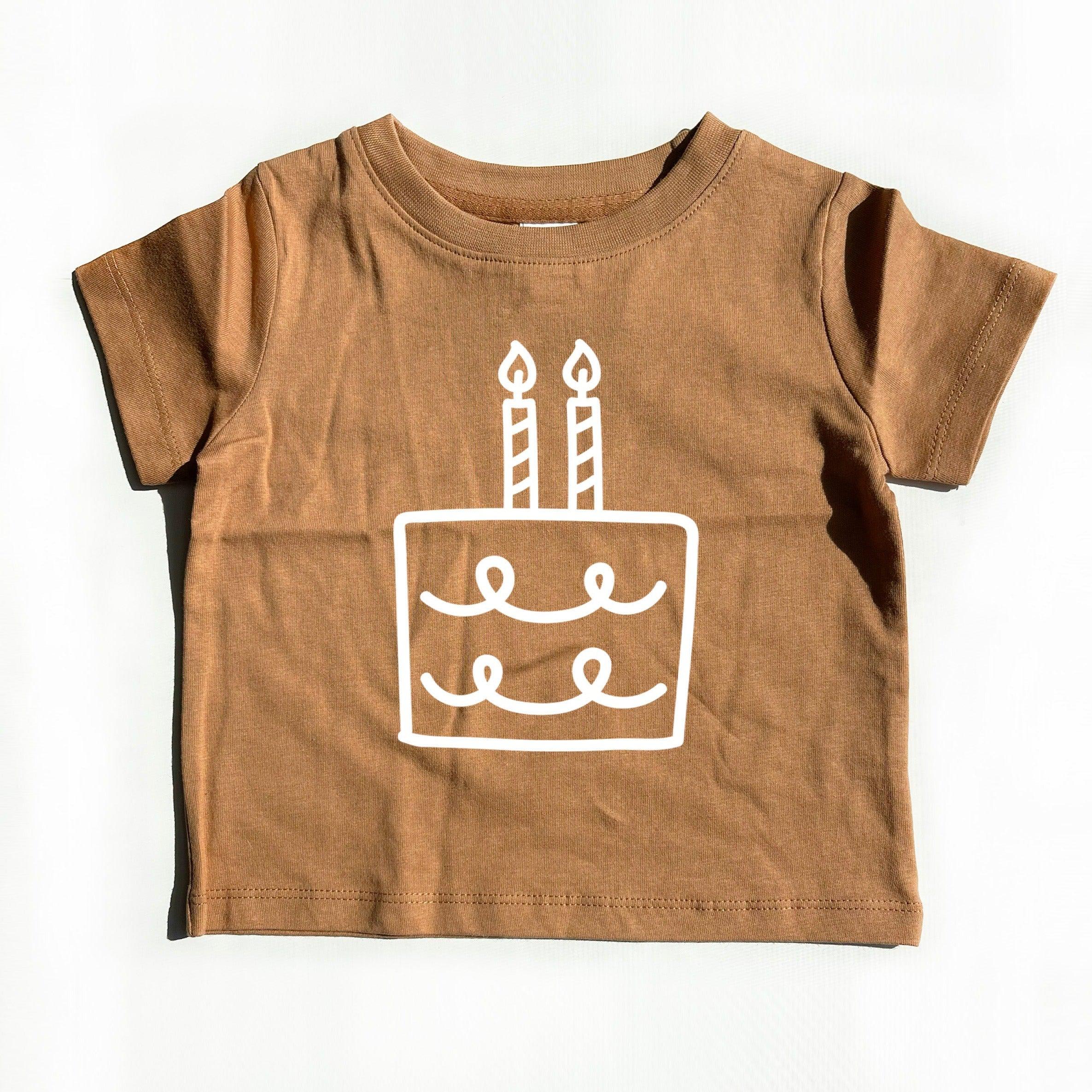 Two 2st Birthday Cake Toddler Organic Tee