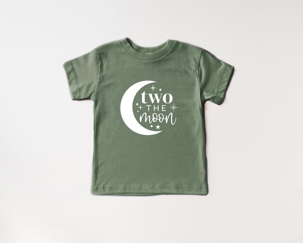 Two The Moon Second Birthday Organic Toddler Tee