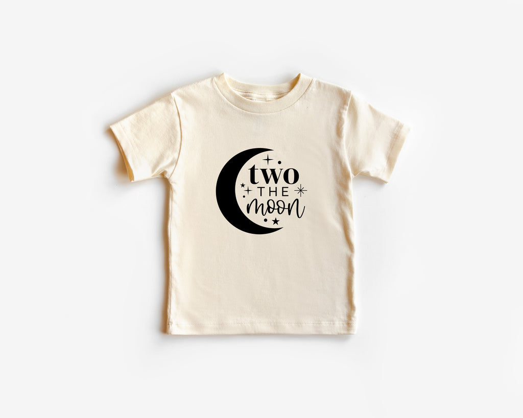 Two The Moon Second Birthday Organic Toddler Tee