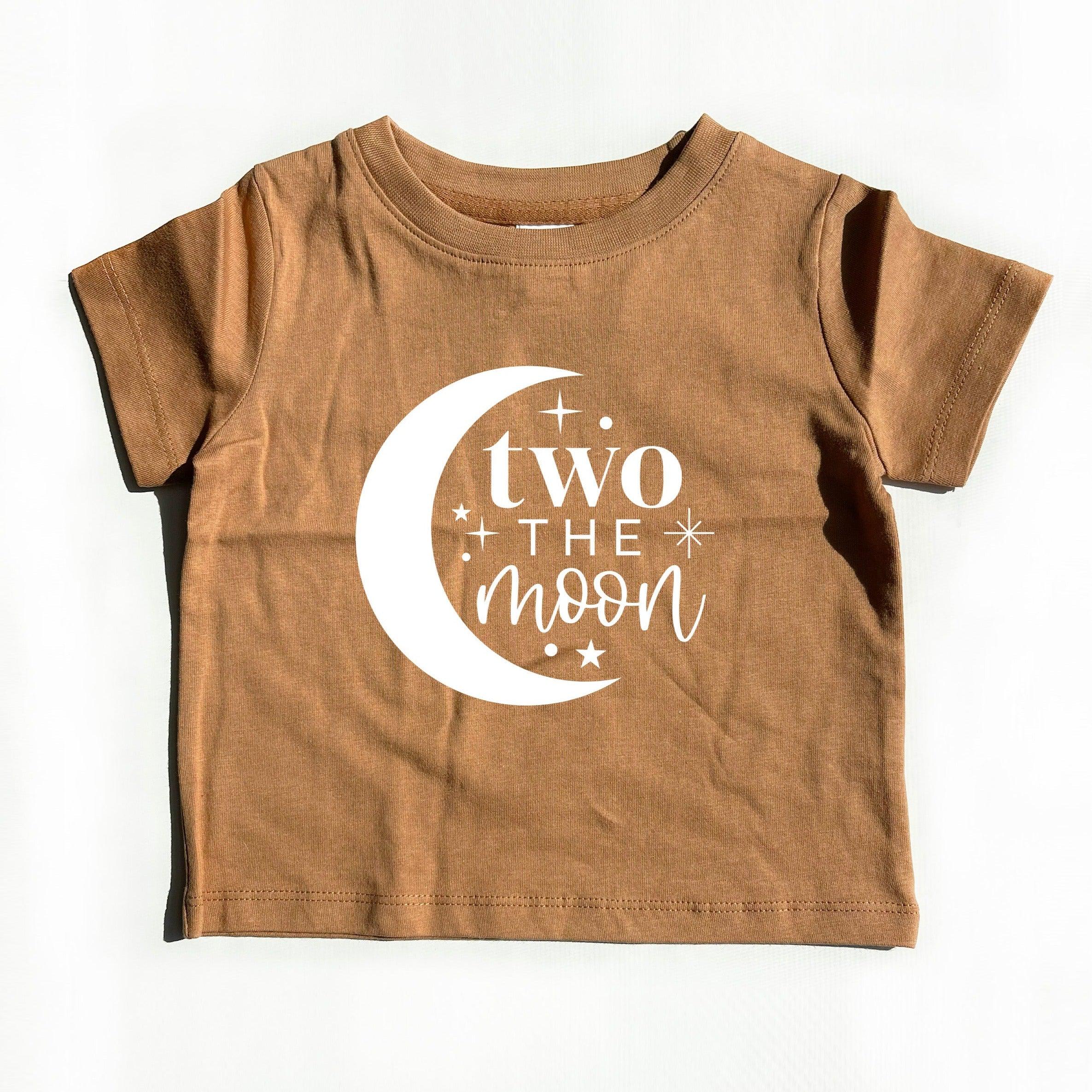 Two The Moon Second Birthday Organic Toddler Tee