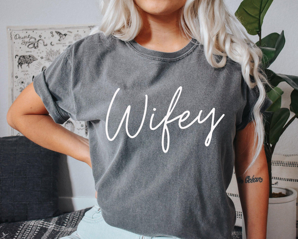 Wifey Honeymoon Comfort Colors T Shirt