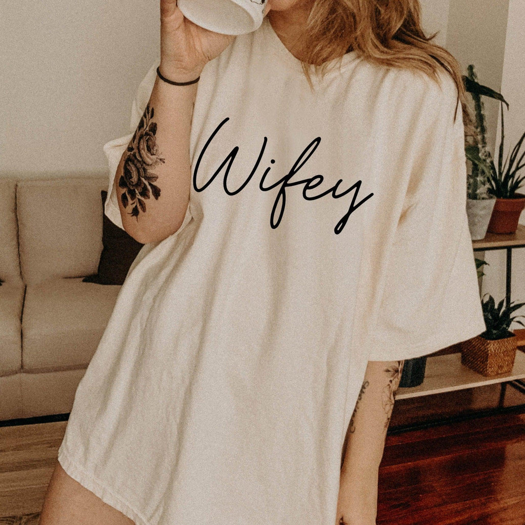 Wifey Honeymoon Comfort Colors T Shirt