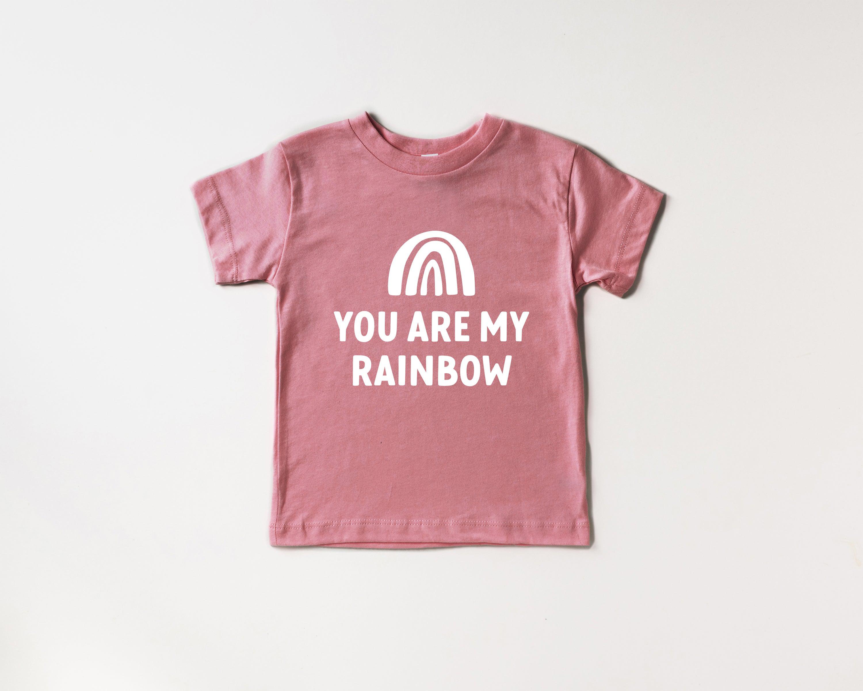 You Are My Rainbow Organic Cotton Baby And Toddler Tee