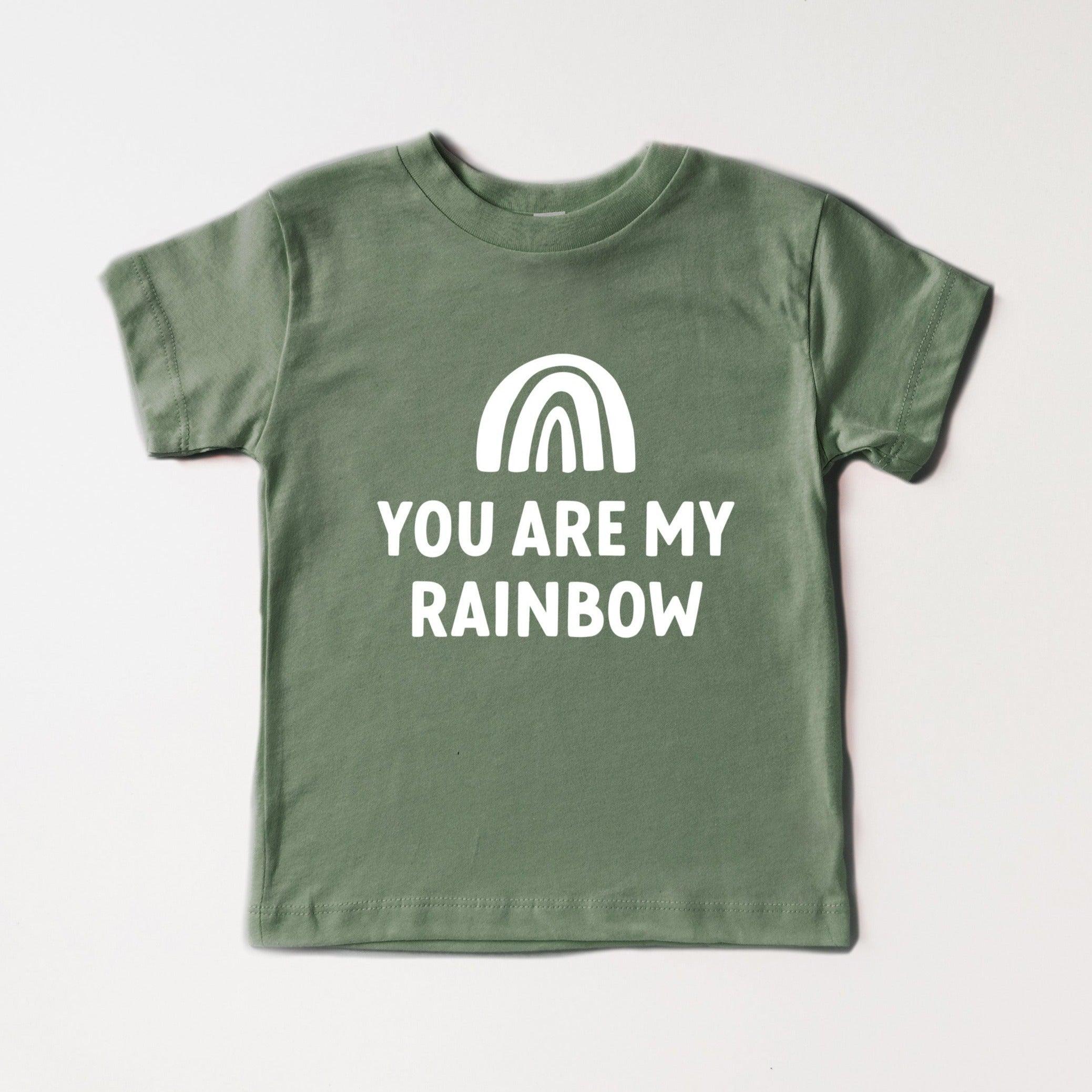 You Are My Rainbow Organic Cotton Baby And Toddler Tee